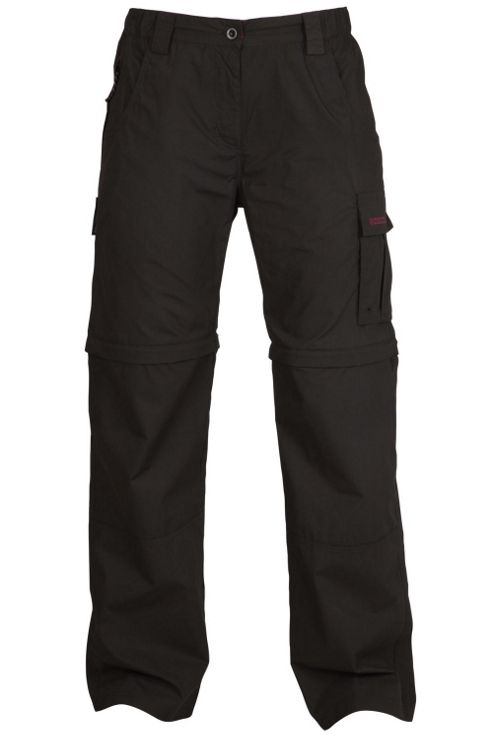Image of Mountain Warehouse Women's Trek Zip-off Trousers - Black - Black