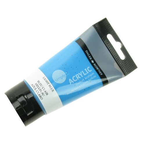 Image of Daler Simply Acrylic Light Blue 75ml