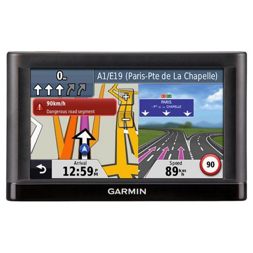 Image of Garmin Nuvi 54 Eu Sat Nav, 5" Lcd Touch Screen With Uk/full Europe Mapping