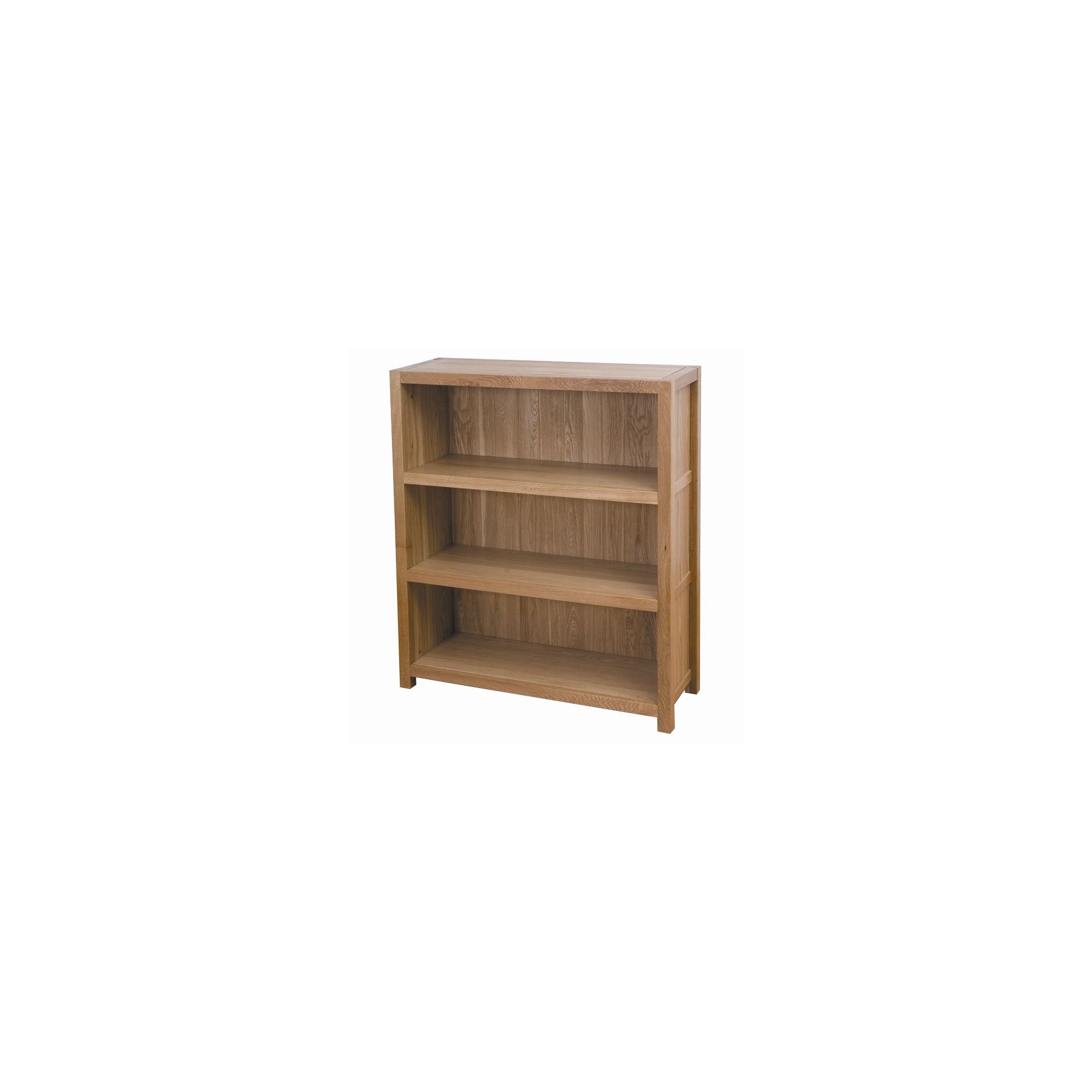 G&P Furniture Low Oak Bookcase at Tesco Direct