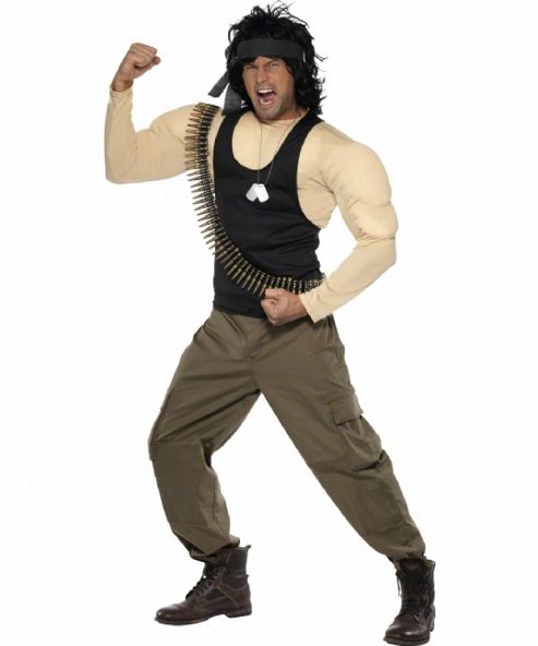 Image of Rambo - Adult Costume Size: 38-40