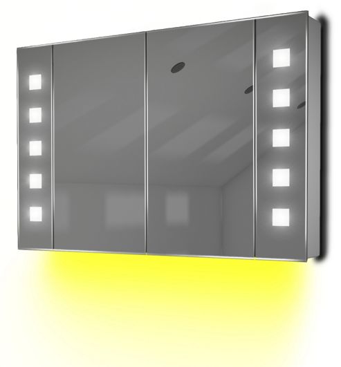 Image of Ambient Demist Bathroom Cabinet With Sensor & Internal Shaver Socket K74y