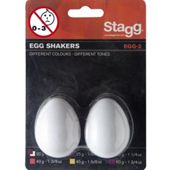 A-Star Egg Shakers Pair - White