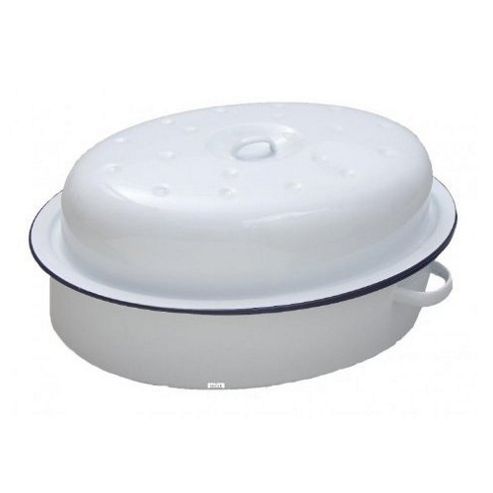 Image of Falcon 60026 Oval Roaster White 26cm