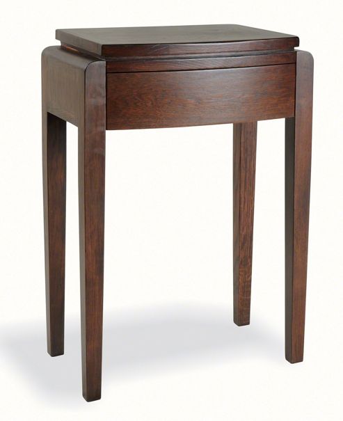 Image of Ultimum Alnwick Dark Oak Tall Lamp Table