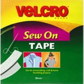 Velcro Sew N Sew 20mm - White