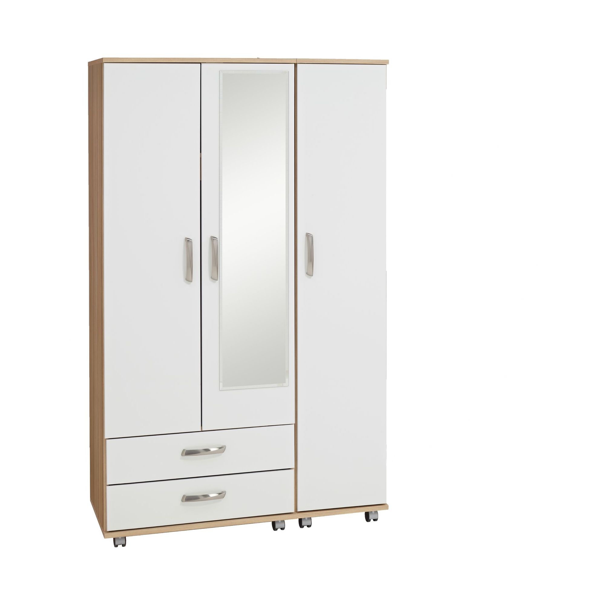 Ideal Furniture Regal 2 Drawer Wardrobe in white at Tesco Direct