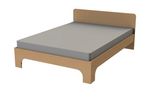 Image of Ashcraft Milan Double Bed Frame - Beech And Blue