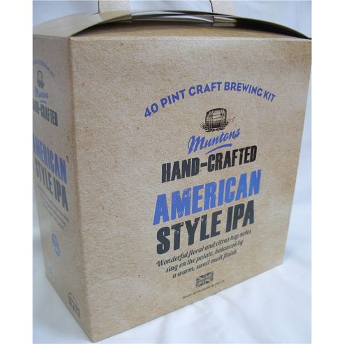 Image of Muntons Hand Crafted Home Brew Beer Kit - American Ipa - 40 Pints