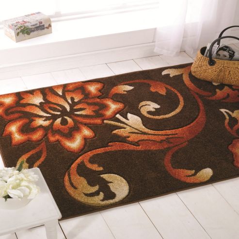 Image of Orleans Fragrance Brown/copper 80x150 Cm Rug