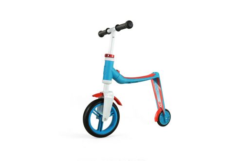 Image of Scoot & Ride Highwaybaby 2-in-1 Scooter & Balance Bike, Blue/red