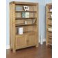Hawkshead Rustic Oak Blonde 2 Door Bookcase