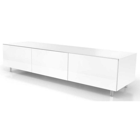 Image of Just Racks Jrl1650s White Tv Stand