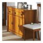Caxton Canterbury 3 Door / 3 Drawer Sideboard in Golden Chestnut