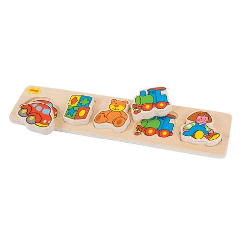 Image of Bigjigs Toys Bb017 Chunky Lift And Match Toys Puzzle