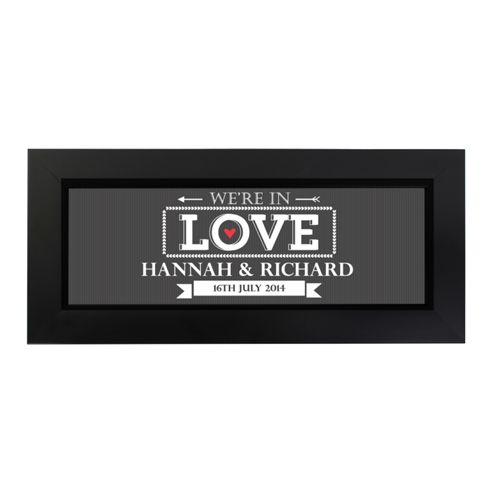 Image of Personalised In Love With Name Frame