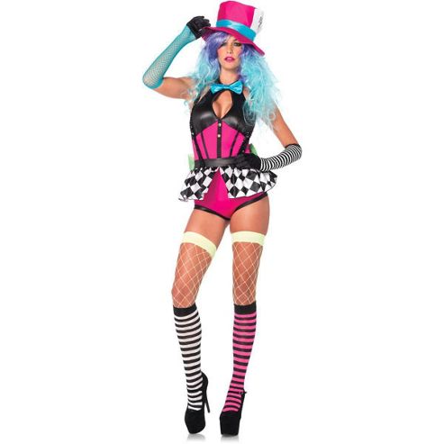 Image of Misfit Mad Hatter - Adult Costume Size: 8-10
