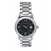 "Cross Chicago Men's Round, all stainless steel/black face watch"