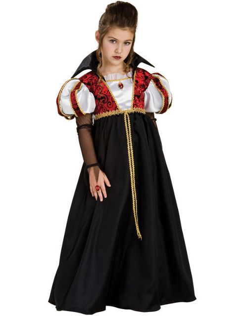 Image of Royal Vampira - Child Costume 5-7 Years