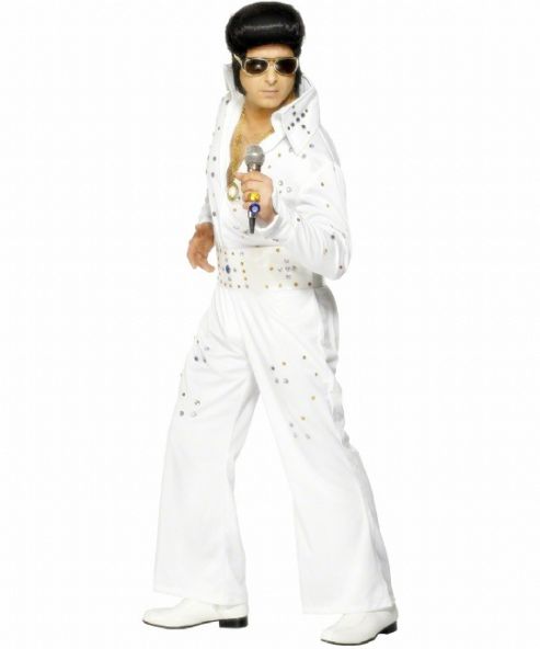 Image of Elvis Rhinestone Jumpsuit - Adult Costume Size: 42-44