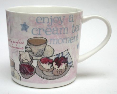 Image of Alice Palace 'enjoy A Cream Tea Moment' Mug
