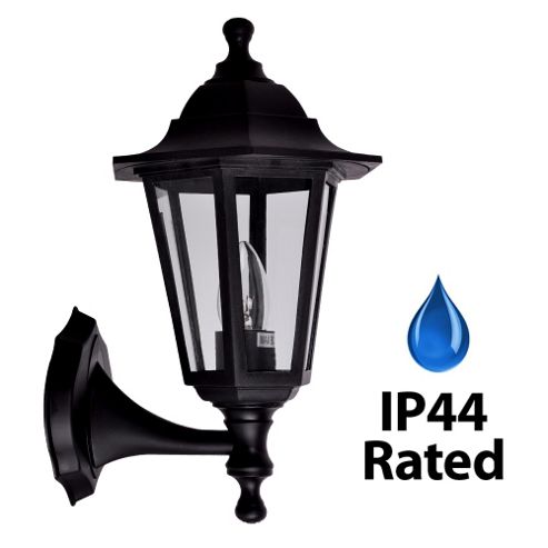 Buy IP44 Outdoor Up / Down Wall Light in Black from our Wall & Porch Lights range - Tesco