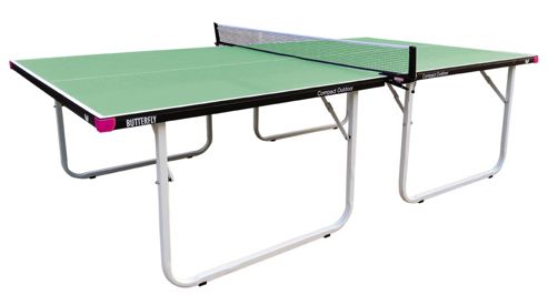 Image of Butterfly Compact Outdoor Table Tennis Table - Green