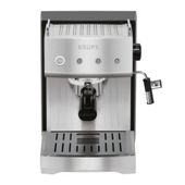 Krups XP5280 Espresso Maker in Black and Stainless Steel