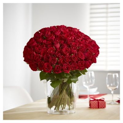 Tesco 100 Red Rose Bouquet