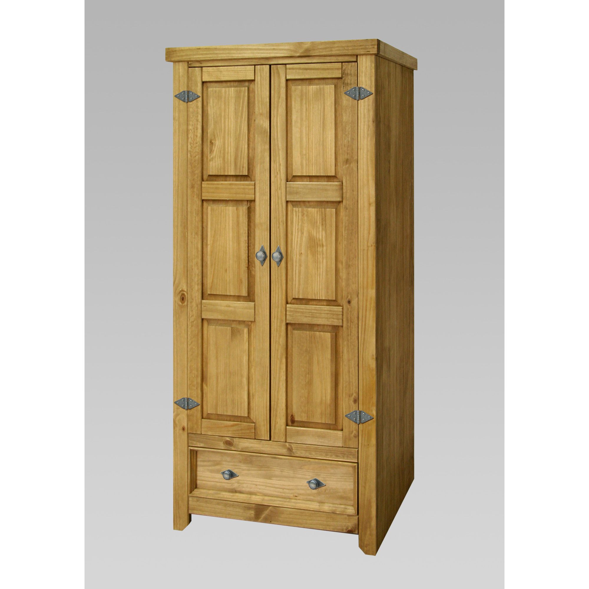 Home Essence Mendoza 2 Door and 1 Drawer Wardrobe in Hand at Tesco Direct