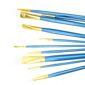 Daler Simply All Purpose Brush Set - 10 Piece Stiff White Taklon Nylon Set
