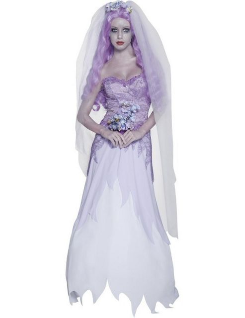 Image of Adult Ghost Bride Halloween Costume Medium