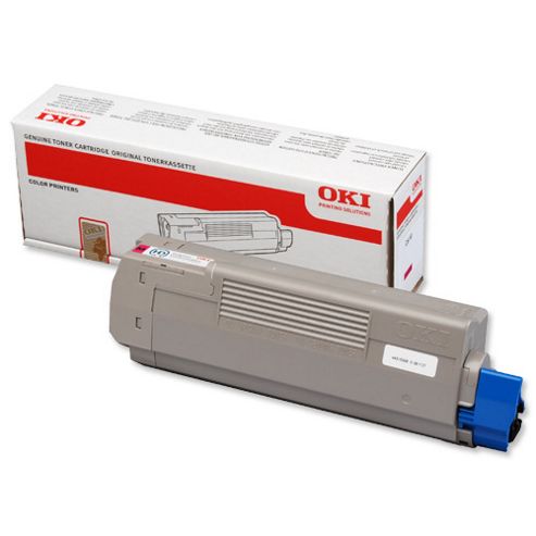 Image of Oki Toner Cartridge For C610 A4 Colour Laser Printers - Cyan