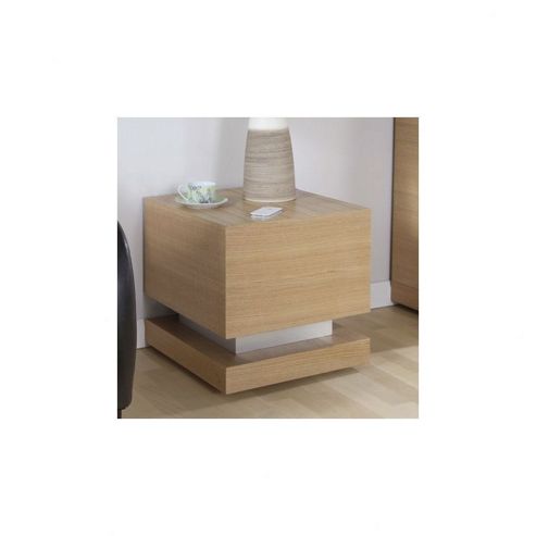 Image of Jual Cube Lamp Table - Oak