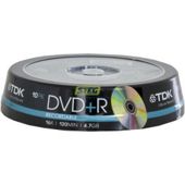 DVD+R 4.7GB 16X 10PK CakeboX
