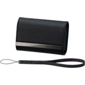 Sony Black Leather LCS-CSVA/B Carrycase for Sony Cybershot