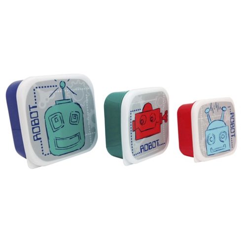 Image of Robot Snack Boxes, 3 Pack