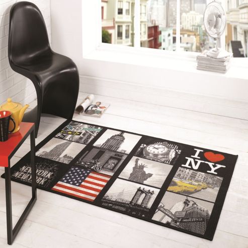 Image of Matrix Themes Big Apple Multi 100x160 Nylon Mat
