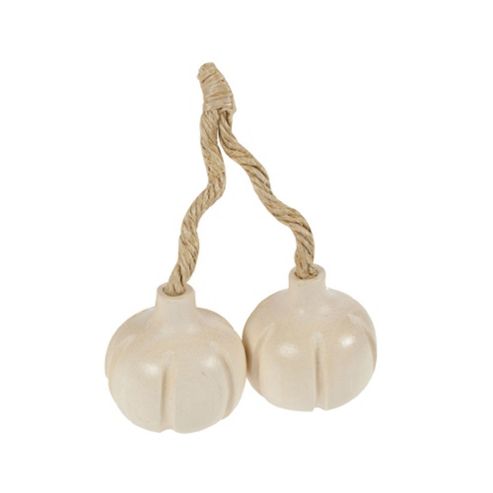 Image of Bigjigs Toys Bjf129 Wooden Play Food Garlic (pack Of 2)