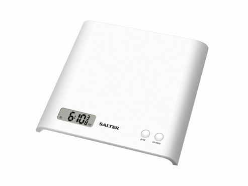 Image of Salter 1066whdr Arc Elec Kitchen Scale White