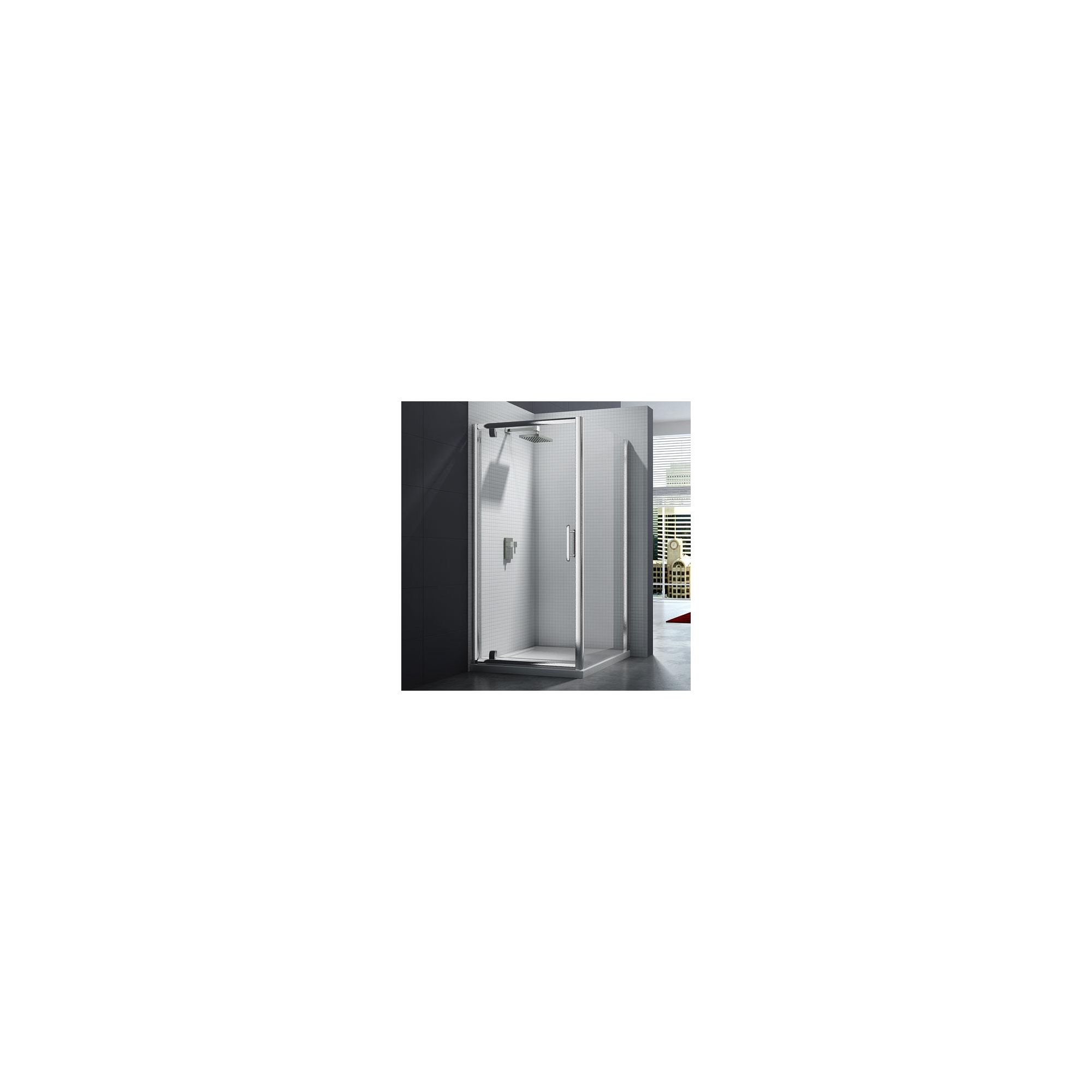 Merlyn Series 6 Pivot Shower Door, 760/800mm Wide, Chrome Frame, 6mm Glass at Tesco Direct