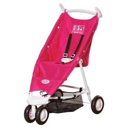 Image of Baby Born Pink Light Jogger Dolls' Pram