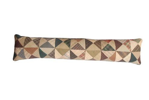 Image of Woven Magic Home-spun Magic Plaids Tea Dyed Draught Excluder