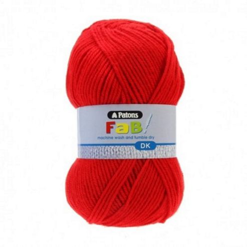 Image of Patons Fab Dk Yarn 100g - Red