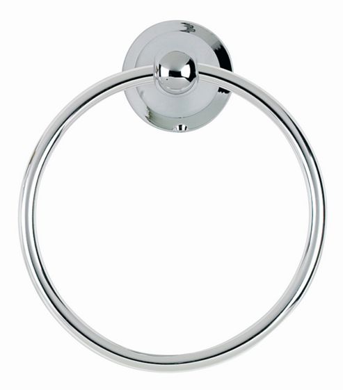 Image of Sabichi Kingston Towel Ring In Chrome