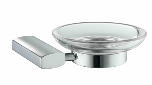 Image of Bridgepoint Hagar Qim Dish Holder In Chrome