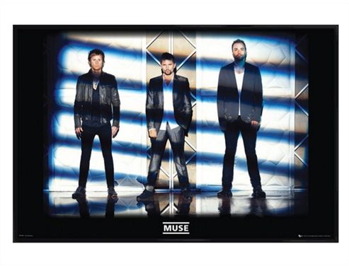 Image of Muse Gloss Black Framed Lights Poster