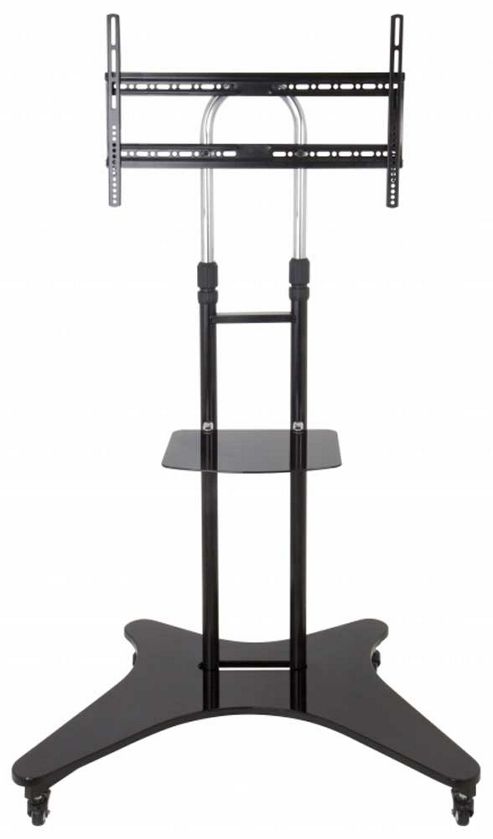 Image of Avf Wfsl600 Mobile Black Trolley Stand With Shelf