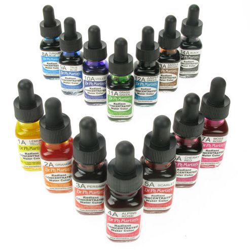 Image of Dr. Ph. Martin's Radiant Concentrated Watercolours - Set A
