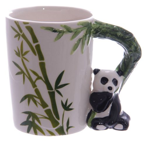 Image of Puckator Panda Mug With Bamboo Decal